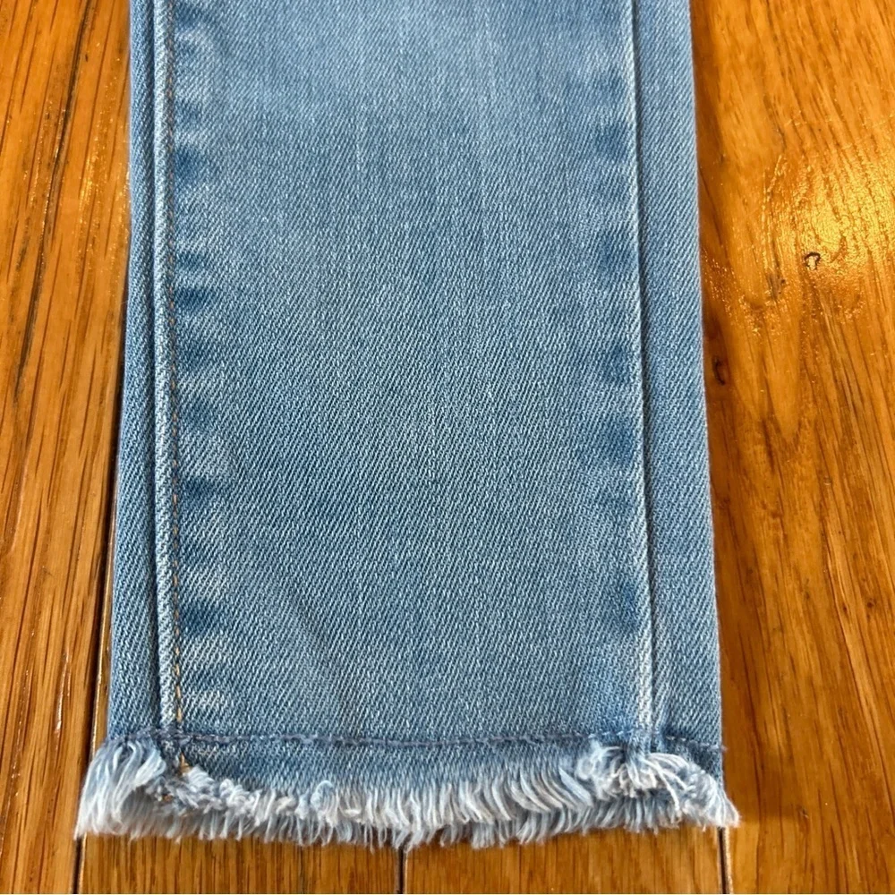 2 Pairs Old Navy Rockstar High Rise Stretch Light Blue Denim Jeans Girls Sz 8